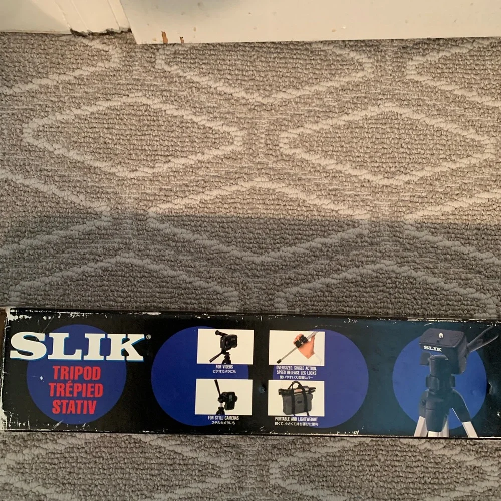 Slik U5000 Tripod - Silver and Black